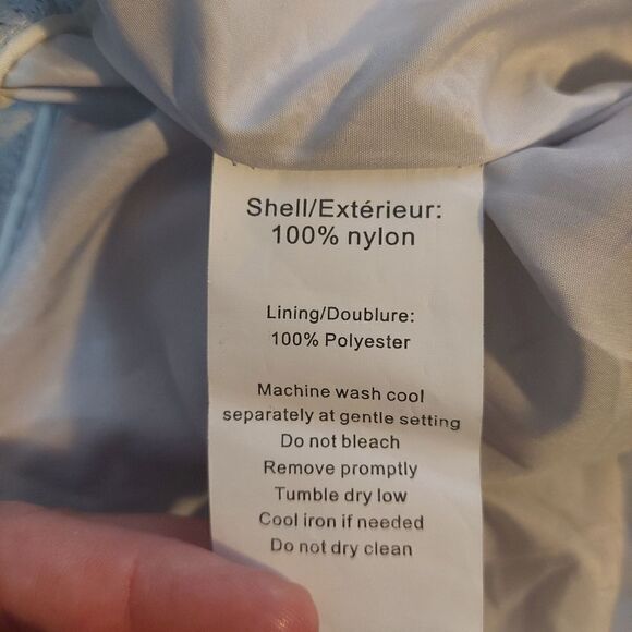 Woman's Hoodie 2 Shade of Blue Winter Jacket - Picture 16 of 16